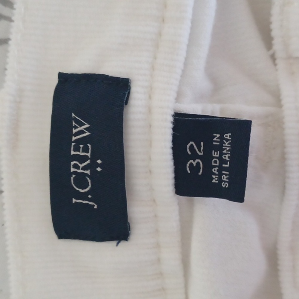 J. Crew Off-White Corduroy Pants - Picture 3 of 5